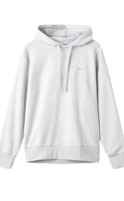 Outlet Hoodie - Happy Organic - Lt. Grey Mel Striktrøjer & Sweat
