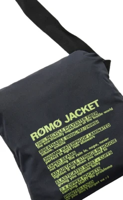 Outlet Regnjakke - Rømø Festival - Navy/Lime Jakker & Frakker|Alt Overtøj