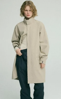 Discount Regnjakke - Rømø Long Unisex - Warm Grey Jakker & Frakker|Alt Overtøj