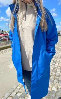 Hot Regnjakke - Rømø Long Unisex - Blue Jakker & Frakker|Alt Overtøj