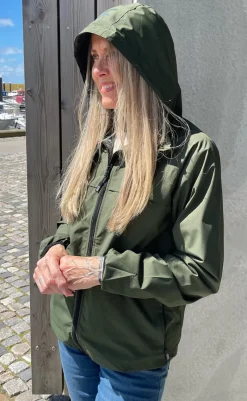 Clearance Regnjakke - Rømø Unisex - Army Jakker & Frakker|Alt Overtøj