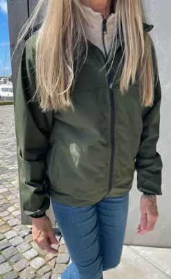 Clearance Regnjakke - Rømø Unisex - Army Jakker & Frakker|Alt Overtøj