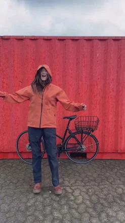 New Regnsæt - Bornholm - Autumn Leaf / Navy Alt Overtøj