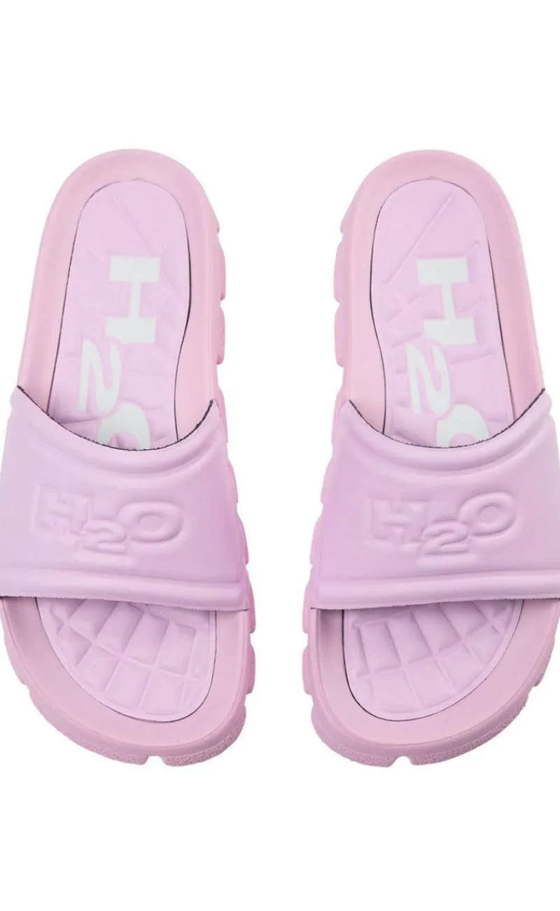Online Sandal - Trek - Light Pink w. White Logo Sandaler