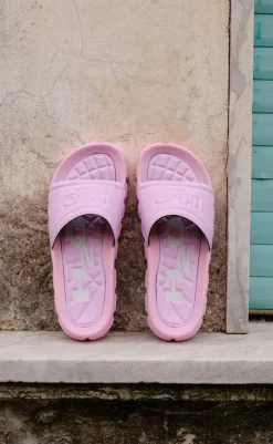 Online Sandal - Trek - Light Pink w. White Logo Sandaler