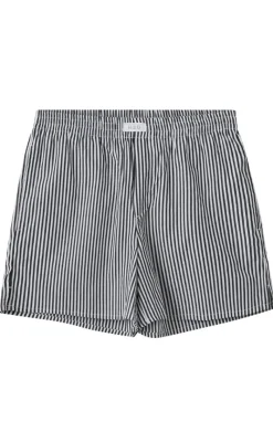 New Shorts - Rønne Essential - Black/White Stripe Shorts