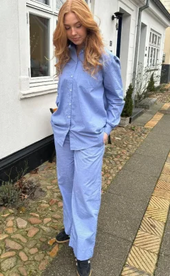 Online Skjorte - Rønne Essential LS - Blue Skjorter