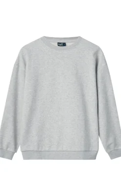 Outlet Sweater - Base Sweat O'Neck - Light Grey Melange Striktrøjer & Sweat