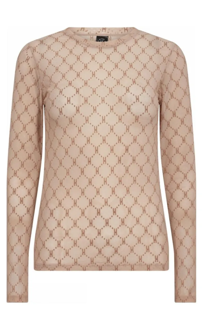 Outlet Bluse - Mesh - Golden Bluser