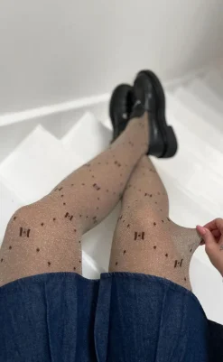 Best Strømpebukser - Heavy Logo - Beige Strømper & Strømpebukser|Strømpebukser