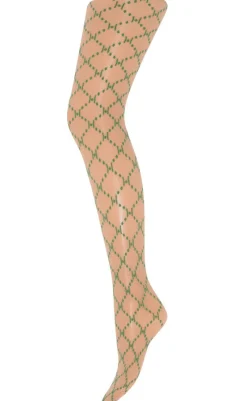 Outlet Strømpebukser - Logo 25 Denier - Green Strømper & Strømpebukser|Strømpebukser