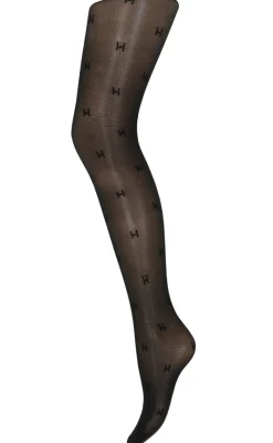 New Strømpebukser - H-Logo 25 Denier - Black Strømper & Strømpebukser|Strømpebukser