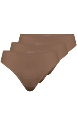 Outlet Trusser - Tai 3 pack - Brown Undertøj & Shapewear