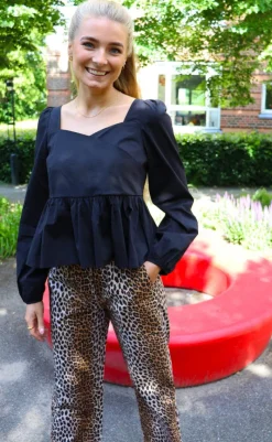 Clearance Liberte Bluse - Amber LS - Black Bluser