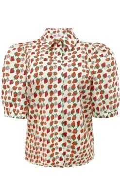 Liberte Bluse - Flora - Strawberry Bluser