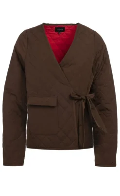 Clearance Liberte Jakke - Fia Quilt - Dark Brown Jakker & Frakker|Alt Overtøj