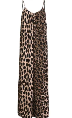 Sale Liberte Kjole - Alma Strap - Big Lux Leo/Fossil Kjoler