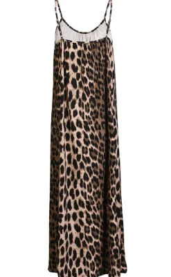 Sale Liberte Kjole - Alma Strap - Big Lux Leo/Fossil Kjoler