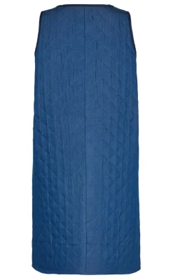 Online Liberte Kjole - Dibby Quilt - Blue Denim Kjoler