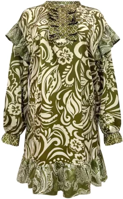 Online Liberte Kjole - Tia Frill - Army Kjoler