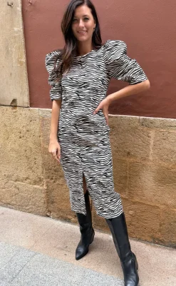 Clearance Liberte Kjole - Winnie - Zebra Kjoler