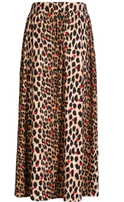 Clearance Liberte Nederdel - Alma Loose  - Lux Leo/Red Heart Nederdele