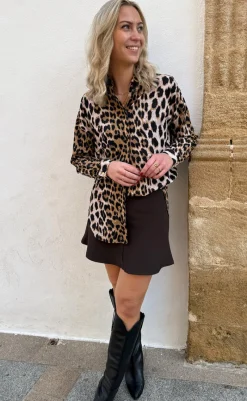 Discount Liberte Nederdel - Henne - Dark Brown Nederdele