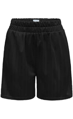Online Liberte Shorts - Felia - Black Simili Shorts