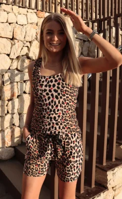 Sale Liberte Top - Alma Turn - Lux Leo/Red Heart T-shirts & Toppe