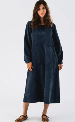 New Lolly Laundry Kjole - Lucas - Dark Blue Kjoler