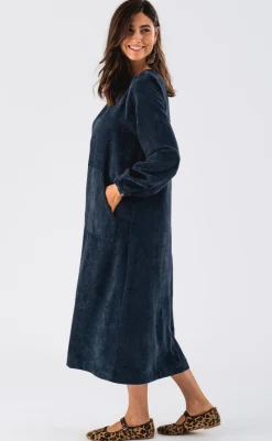 New Lolly Laundry Kjole - Lucas - Dark Blue Kjoler