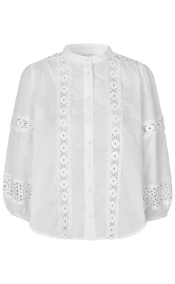 Clearance Bluse - June - White Bluser