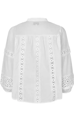 Clearance Bluse - June - White Bluser