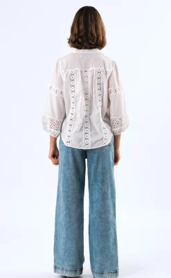 Clearance Bluse - June - White Bluser