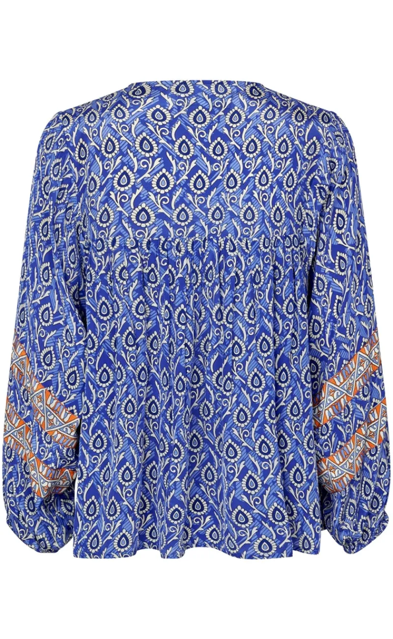 Discount Bluse - Teel - Blue Bluser
