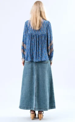 Discount Bluse - Teel - Blue Bluser