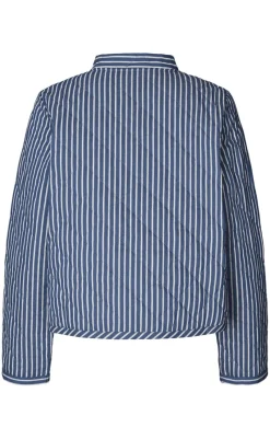 Clearance Jakke - Emilia - Stripe Alt Overtøj|Jakker & Frakker