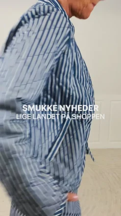 Clearance Jakke - Emilia - Stripe Alt Overtøj|Jakker & Frakker