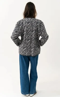 Outlet Jakke - Lily - Leopard Print Jakker & Frakker|Alt Overtøj