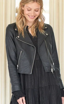 Outlet Jakke - Madison - Black / Gold Jakker & Frakker|Alt Overtøj