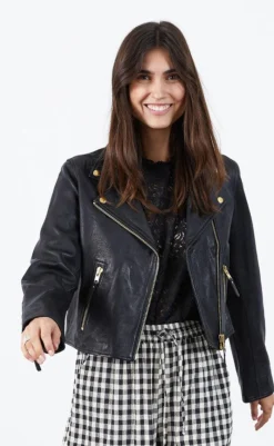 Outlet Jakke - Madison - Black / Gold Jakker & Frakker|Alt Overtøj