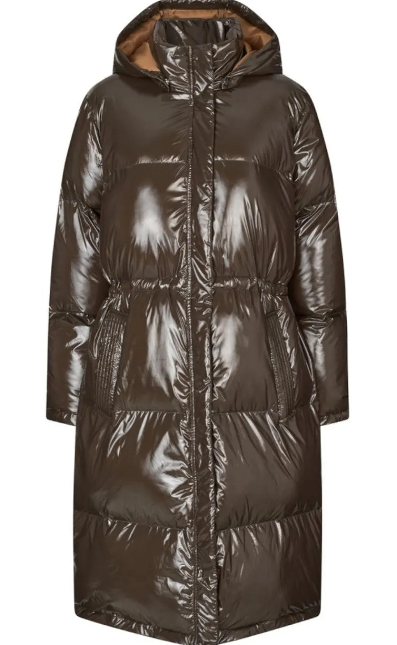 Jakke - Willa Long - Dark Mokka Jakker & Frakker|Alt Overtøj