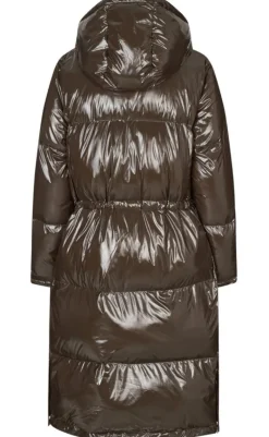 Jakke - Willa Long - Dark Mokka Jakker & Frakker|Alt Overtøj