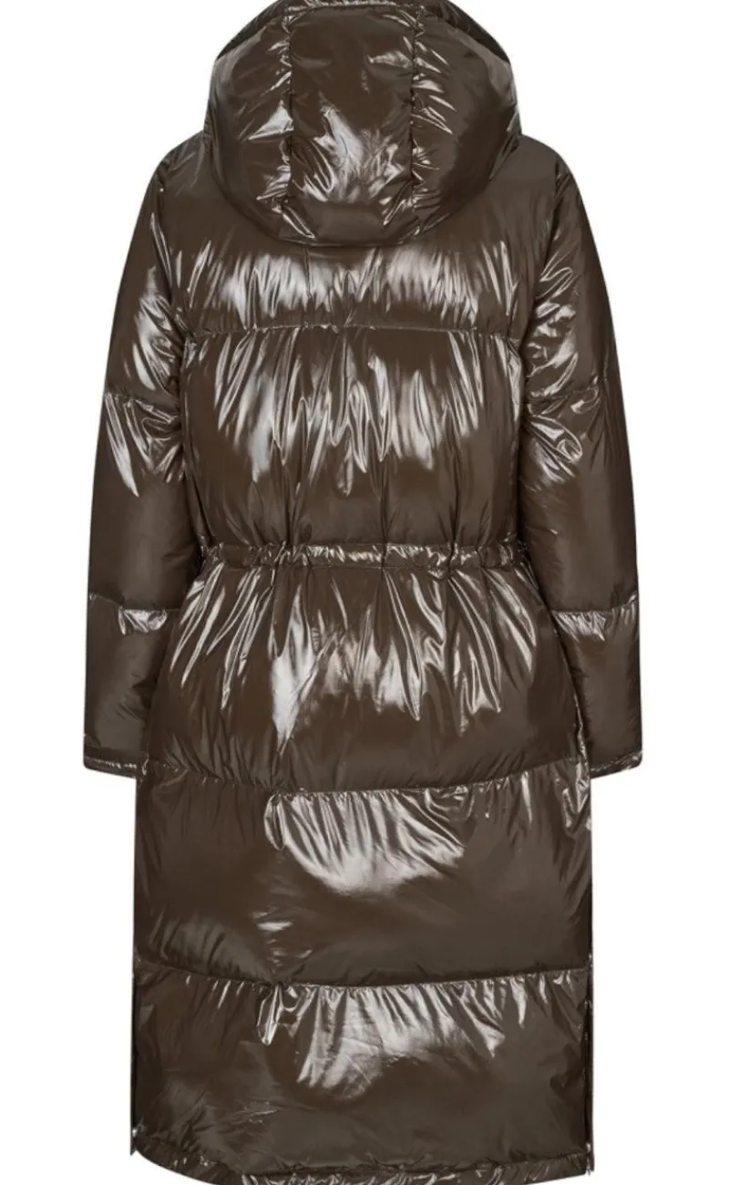 Jakke - Willa Long - Dark Mokka Jakker & Frakker|Alt Overtøj