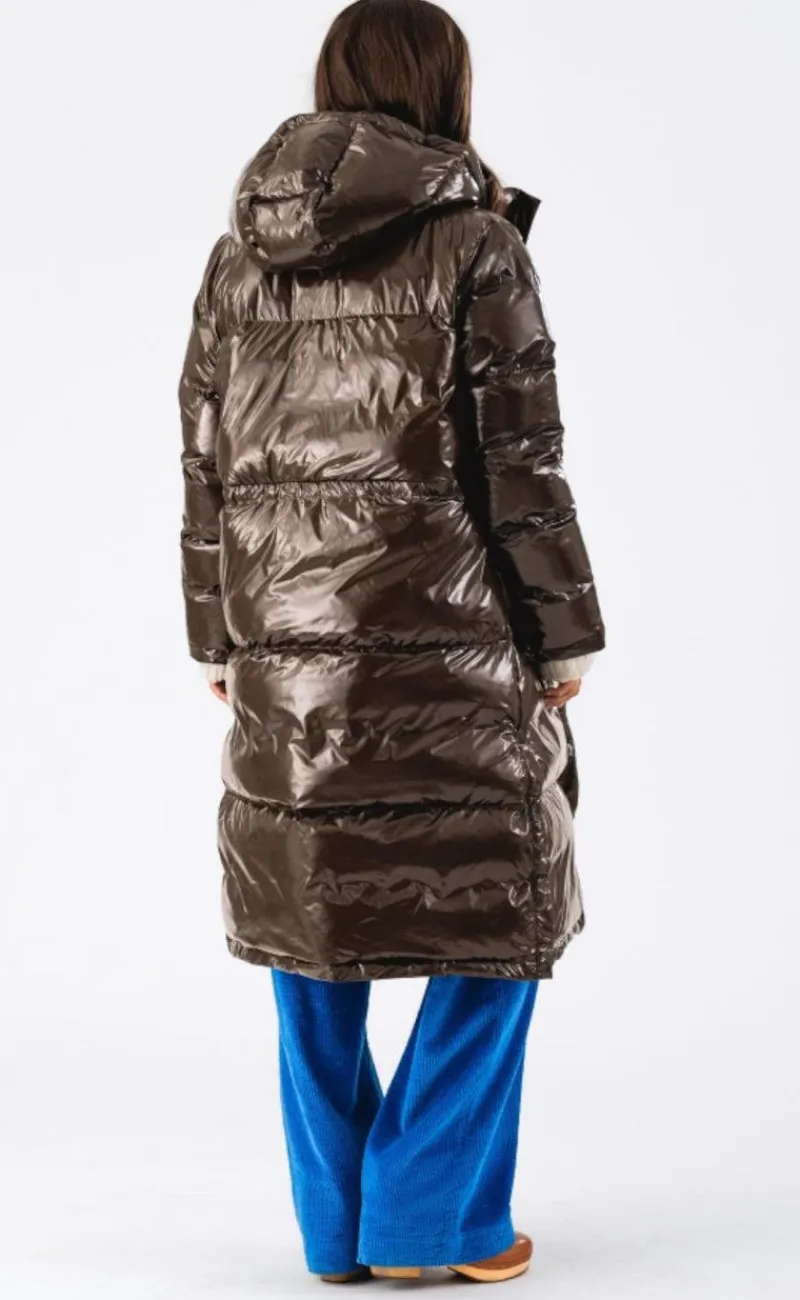 Jakke - Willa Long - Dark Mokka Jakker & Frakker|Alt Overtøj