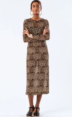 Best Kjole - Logan Maxi - Leopard Print Kjoler