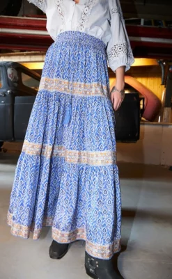 New Nederdel - Diamond - Blue Nederdele