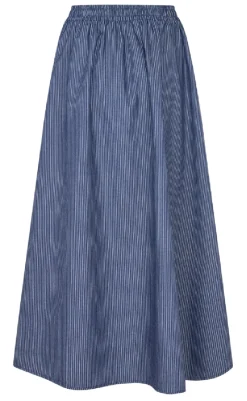 Hot Nederdel - Akane Maxi - Dark Blue Nederdele