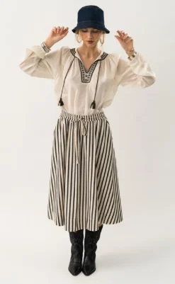 Hot Nederdel - Bristol - Stripe Nederdele