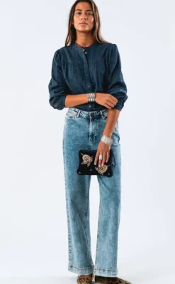 Clearance Skjorte - Nicky - Dark Blue Skjorter